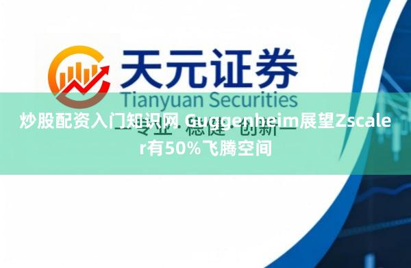 炒股配资入门知识网 Guggenheim展望Zscaler有50%飞腾空间